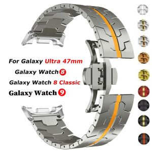 Metal Band for Samsung Galaxy Watch 8 9 40mm 44mm Stainless Steel Correa Bracelet for Galaxy Watch 8 Classic 46mm/Ultra2025 47mm