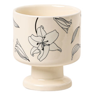 Mr.Snail | Elegant Retro Black and White Ceramic Mug
