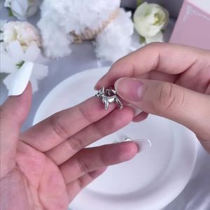 Bộ Charm Bạc 925 Sterling Hình Thú - Mặt Dây Chuyền Cừu Voi Hổ Cú Để Làm Vòng Tay Tự Chế Phong Cách Cổ Điển Quà Tặng Nữ