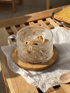 XIAXIU | Breakfast Microwave Cup for Lotus Root Starch High Heat Resistant with Handle
