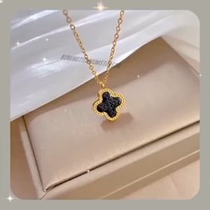 KALUNG TITANIUM CLVR HITAM BOLAK BALIK STILE KOREA ANTI KARAT ANTI LUNTUR (COD)