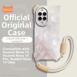 Liquid Silicone Full-coverage Anti-drop Crossbody Phone Case