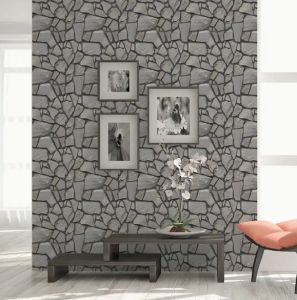 Creative 3D Stereo Brick Pattern Wall Stickers Self-adhesive PVC Wallpaper /Environmentally Flame Retardant Heatproof Vinyl Waterproof