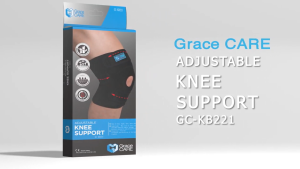 Đai hỗ trợ bảo vệ cố định đầu gối thành phần có sợi than tre cao cấp Grace Care KB221