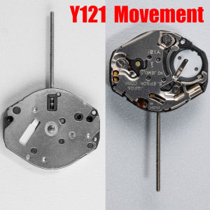 Y121 Watch Quartz Replacement Movement with Watch Stem for Repairing Replacing Watch Accessories DIY