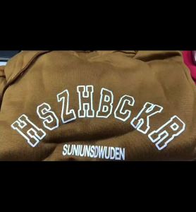 Flash Sale!!]Hoodie for Man Vintage Bagged Hooded Sweatshirt Sweater for Woman Chunky Trend Monogram Print Plus-size Top Baju Lelak