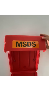 MSDS Document Box Organizer Tahan Korosi Kotak MSDS Tahan Karat File Chemical Organizer