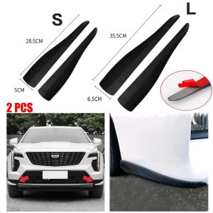 2PCS CAR BUMPER CORNER RUBBER GUARD Car Angle Rubber Wrap Front Rear Bumper Lip Canards Refit Kit Anti Scratch Car Body Accessories