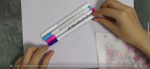 Bút bay NHIỀU MÀU vẽ trên vải tự bay sau khi giặt ủi được sử dụng trong ngành may mặc