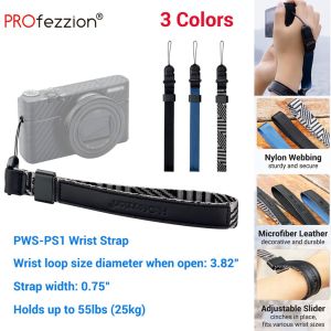 Profezzion Camera Wrist Strap Quick Release Hand Strap for Sony ZV1 ZV-1 II ZV-1M2 RX100 VII VI VA RX1R II HX99 Canon G7X Mark III II G9X G5X Ricoh GRIIIx GRIII GR3 GRII Leica Q2 D-Lux 8 D-Lux 7 Panasonic ZS200 ZS100 LX100
