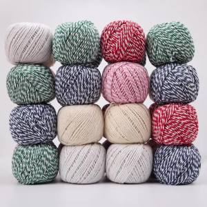 60M/Cuộn 1.5 Mm Màu Dây Cotton Dây Cho DIY Thủ Công Mỹ Nghệ Quà Tặng Giáng Sinh Đóng Gói Zongzi Gói Trang Trí Sợi Cotton