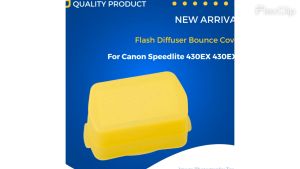 Yellow Flash Diffuser Bounce Cover For Canon Speedlite 430EX 430EXII