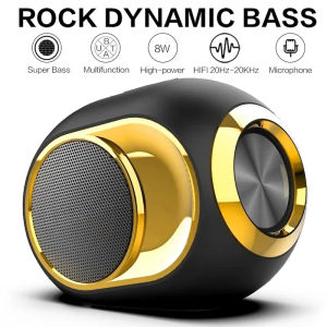 Viral Mini Bluetooth Speaker Boombox TWS Pairing Wireless Speaker with Rich Heavy Bass TF Card Compatible Smart Speaker Delive