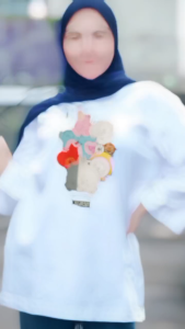 FOREVER KAOS OVERSIZE LENGAN 7/8 ATASAN WANITA DTF PRINT BELI 4 GRATIS 1 ACAK