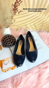 -1SIZE Flat doll shoes Black shoes schools shoes for women 1802