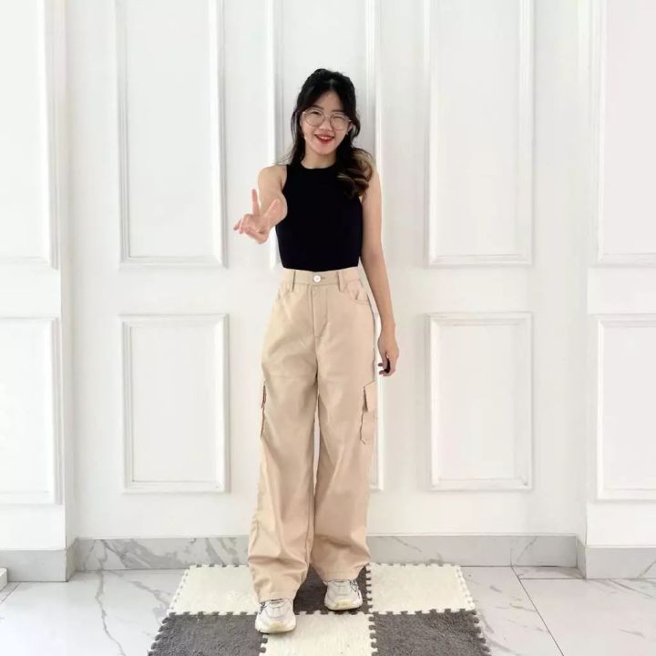 KULOT%20CARGO%20DRILL%20-%20CELANA%20CARGO%20WANITA%20-%20CARGO%20PANTS%20-%20Image%203