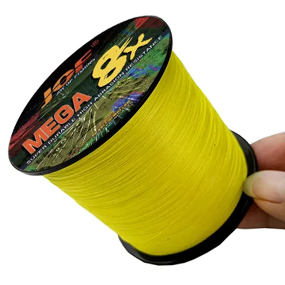 JOF Lure Braided Fishing Line 8 Strands 300M 500M Multifilament Fly PE Wire 18LB-78LB Strong Cord for Sea Bass Carp Accessories