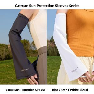 miiow | Ice Silk Sun Protection Sleeve Covers Womens Outdoor Travel Loose Cool Feeling Ice Sleeve Breathable Arm Protection