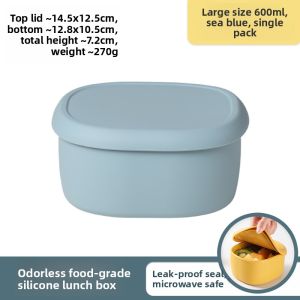 FENGHEDAHAI | Silicone Food-Grade Sealed Lunch Box with Valve and Fruit Compartments