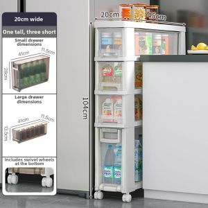 Keluojing | Ultra-Slim Space Saving Cabinet Pull Out Shelf