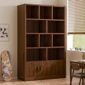ZHENXUANGE | Solid Wood Multi-Level Storage Shelf
