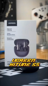 Tai nghe Bluetooth 5.4 kẹp tai open ear Ugreen Hitune S5 giành cho thể thao | 80ms | Có app