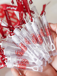 Mini Wedding Bridesmaid Bubble Sticks Handheld Outdoor Game Props Chinese Style Festive Supplies Wedding Celebration Items