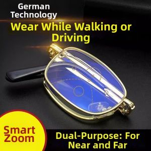 JIFANPAUL | Blue Light Blocking Foldable Auto-focus Multi-focal Reading Glasses