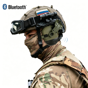 Tactical Noise-canceling Headphones Optional Bluetooth Adapter.Suitable for Outdoor Hunting and Shooting