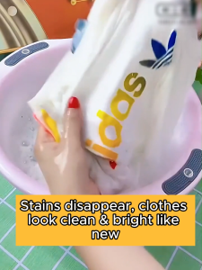 🌻Explosive salt🌻Remove Dirt Yellow Keep Fresh Smell Clothes Washing Infant Adult Clothes Washing Detergent Powder 1300g 花香爆炸盐 爆炸盐