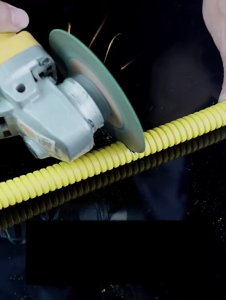 Gas Stove Hose Flexible Metal 3-Layer Rubber Gas Hose LPG Hose Flexible 1/1.5/2.5M Detachable Fitting