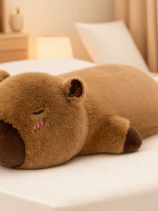 QIAOSHANG | Sleeping Specialized Female Soft Toy Capybara Long Pillow