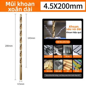 DAIENGONGJU | Mũi Khoan Dài Độ Cứng Cao Cho Thép Không Gỉ Và Gỗ