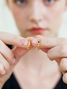 18k gold pawnable saudi gold original hoop earrings for women earrings hypoallergenic non tarnish dangling