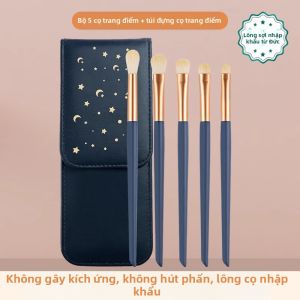 MONLEYTA | Bộ Cọ Trang Điểm Cho Mắt Tạo Khối Má Hồng Kem Che Khuyết Điểm Kem Nền Highlight Dễ Mang Đi