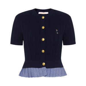 Summer Casual Fashion Layered V-Neck Knitted Blouse