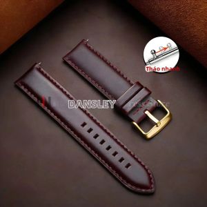 Vintage Vàng Pin Buckle Dây Đeo Đồng Hồ Bằng Da Bò Màu Nâu Head Layer Universal Band Dành Cho Nam Giới Phụ Nữ 18mm-26mm Tương Thích Với Nhiều Thương Hiệu Khác Nhau