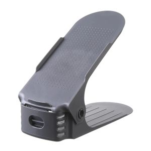 Shoe Slots Organizer Adjustable Stacker Storage Space Saver Double Deck Holder for Closet Organizatio