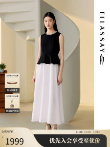 Elegant Acetate Splice Drill Decorated Dress Womens Style High Waist Soft Fabric Summer Autumn Seasonal Back Zipper Closure