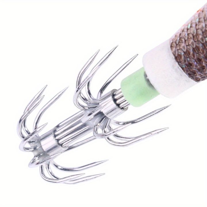 Ackibbik%204pcs/set%2011cm/%2013g%20Shrimp%20Fishing%20Lures%20Luminous%20Squid%20Jig%20Hook%20Shrimp%20Prawn%20Lure%20Artificial%20Hard%20Bait%20Fishing%20Supplies%20-%20Image%206