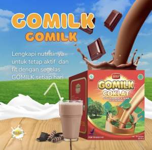 GOMILK SACHET 1 kg (Isi 40 Sachet) Ekonomis Susu Etawa Plus Herbal
