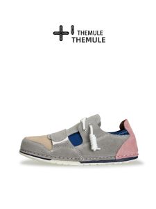 THEMULE | Giày Bệt Dễ Thương Đầu Lớn Màu Block Charming Phong Cách Thường Ngày Đế Rộng
