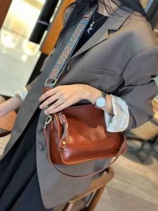 กระเป๋าถือหนังแบบสี่เหลี่ยมเล็ก MKEH หรูหรา สไตล์วินเทจ ลำลอง เท่ๆ สำหรับผู้หญิง กระเป๋าสะพายไหล่ข้างเดียว ซิปปิด