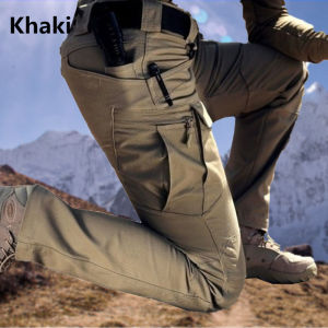 FUGUINIAO Military Tactical Pants Men Special Combat Trousers Multi-pocket Waterproof Wear-resistant Casual Training Overalls Men Pants