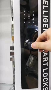 Fingerprint Door Lock WiFi Bluetooth Smart Lock Tuya App Remote Unlocking Digital Password Lock Smart Card Electronic Door Lock