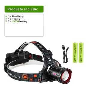 92000000LM Ultra Powerful LED Sensor Headlamp Strong Light 4000M Headlight Rechargeable Head Flashlight Camping Fishing Lantern