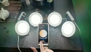 Tuya RGBCW ไฟดาวไลท์เพดาน ไฟดาวน์ไลท์ led 16สีRGB สมาร์ทดาวน์ไลท์ ไฟติดเพดาน ดาวน์ไลท์ฝังฝ้า ไฟเพดาน ดาวไลท์พร้อ ควบคุม ได้โดยบลูทูธ ไฟดาวน์ไลท์ ไฟติดเพดาน10W หรี่แส