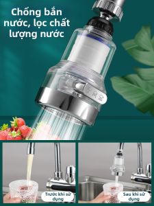 CHUANGXINZHE | Đầu nối vòi bếp lọc nước chống bắn