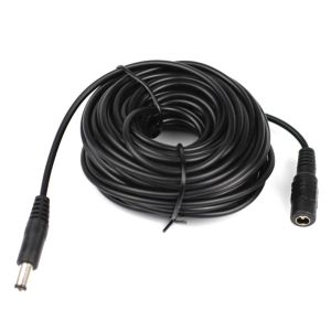 3/5/10/15/20/30/50M 5.5mm*2.1mm DC Power Connector Extension Cord Jack Adapter Lead Cable DC Female Male Extension External Plug