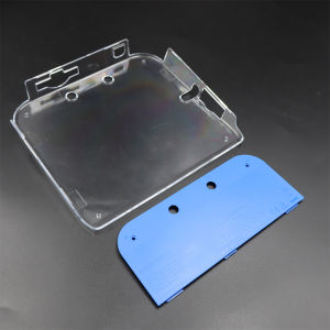 1Set Clear Crystal Protective Case Cover Hard Shell & Bottom Battery Protective Shell For 2DS Game Console Power Back Case
